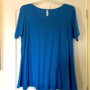 LuLaRoe blue tunic